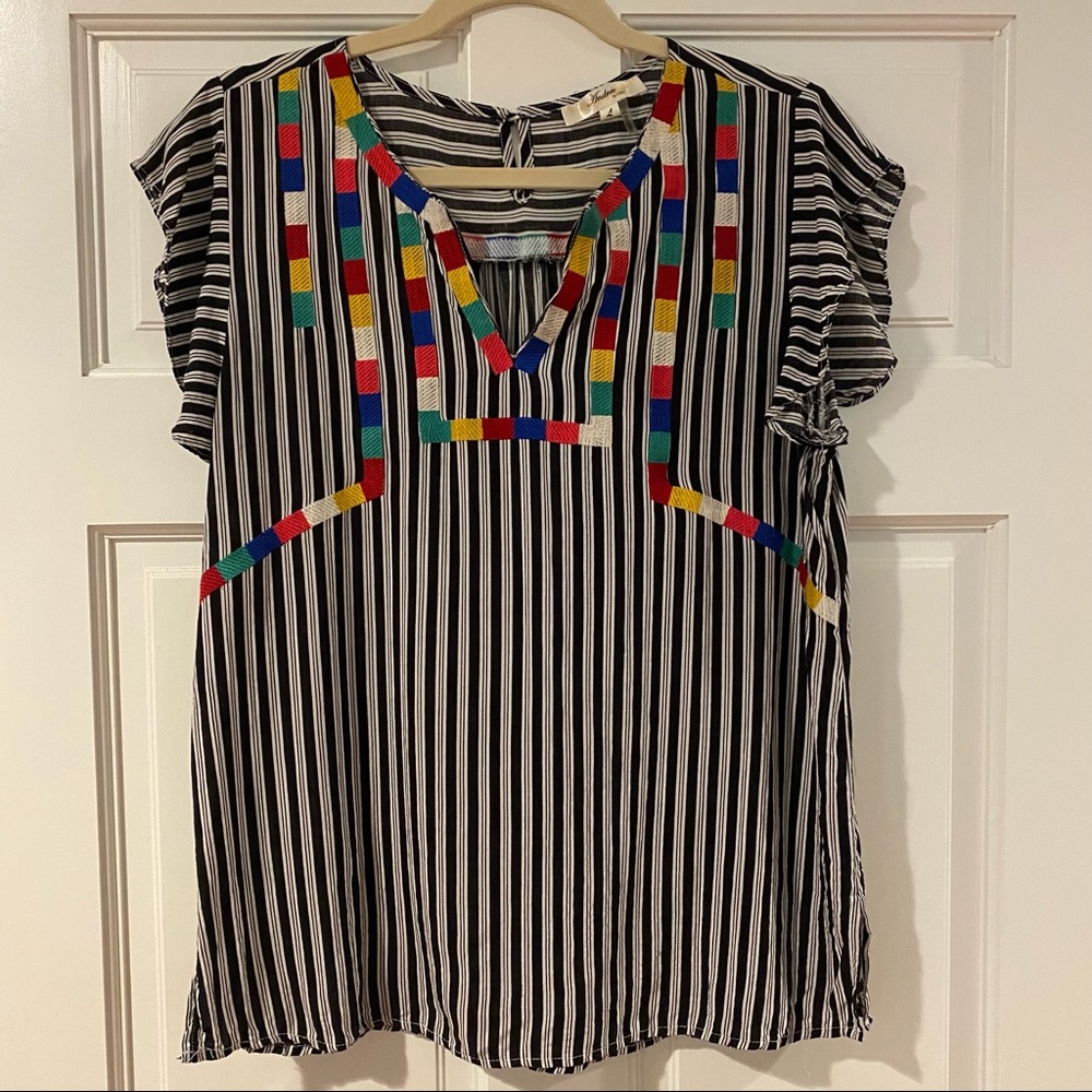 Aztec Print Top